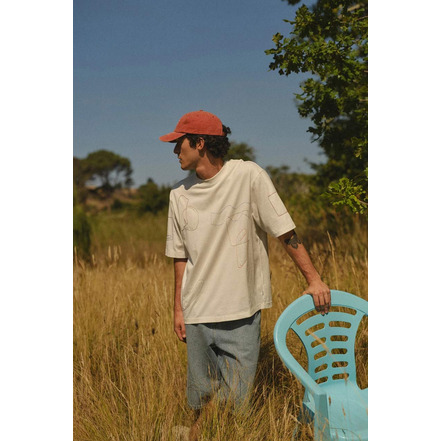 Wax London t-shirt ecru