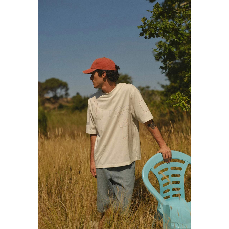 Wax London t-shirt ecru 2