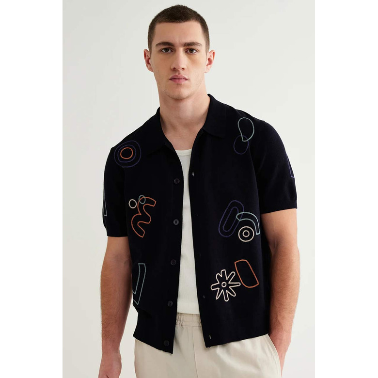 Wax London hemd blau 2