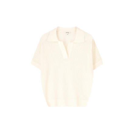 Gigue polo ecru