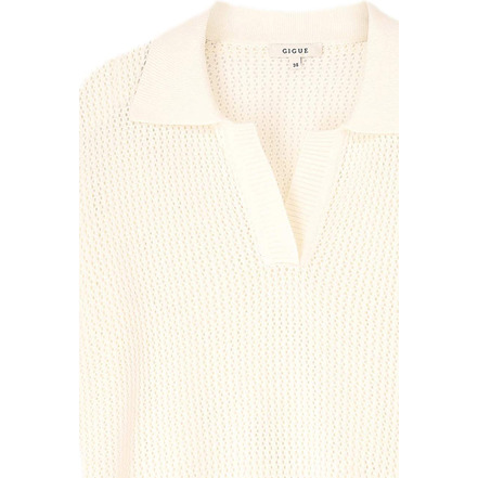 Gigue polo ecru