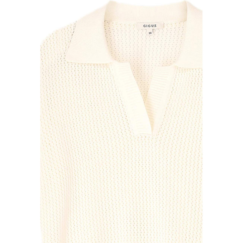 Gigue polo ecru 2
