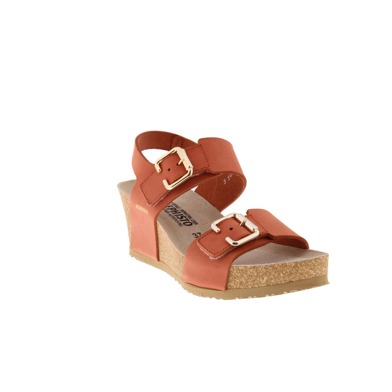Mephisto sandales orange 2