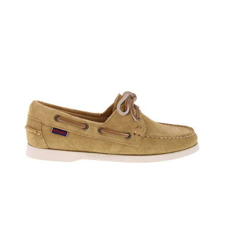 Sebago boat shoes beige