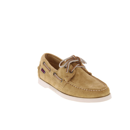 Sebago boat shoes beige
