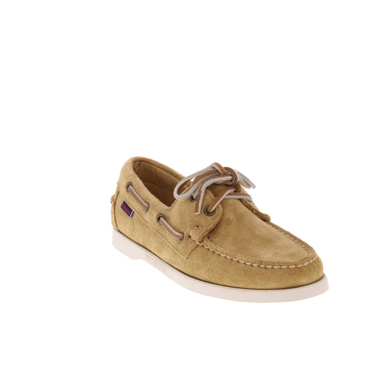 Sebago boat shoes beige 2