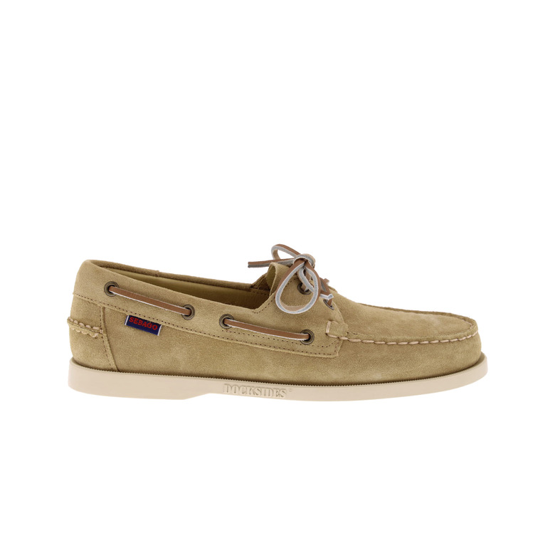 Sebago boat shoes beige 1