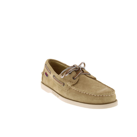 Sebago boat shoes beige