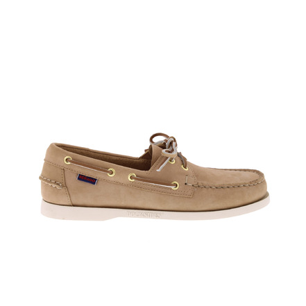 Sebago boat shoes beige