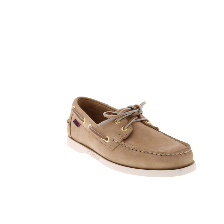 Sebago boat shoes beige 2