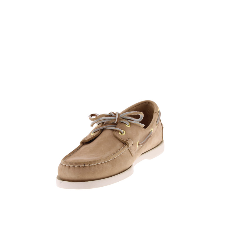 Sebago boat shoes beige 3