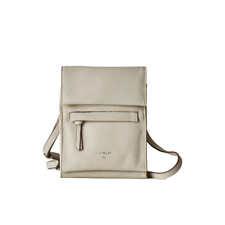 Crinkles Sibel crossbody ecru