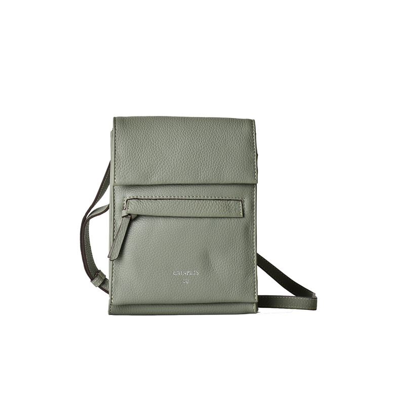 Crinkles Sibel crossbody green 1