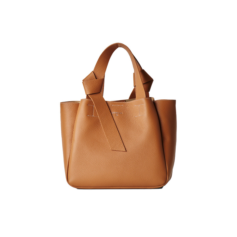 Crinkles Sibel handbag camel 1