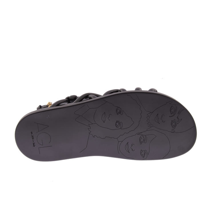 Agl sandalen zwart 5