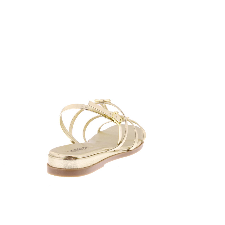 Chelini sandalen goud 4
