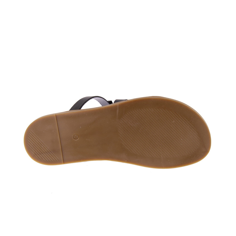 Chelini slippers zwart 5