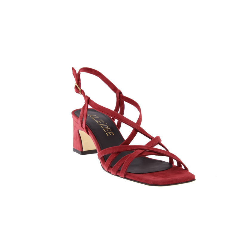 Julie Dee sandalen rood 2