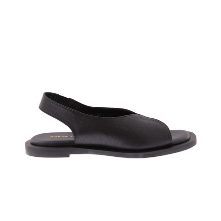 All Black sandalen zwart