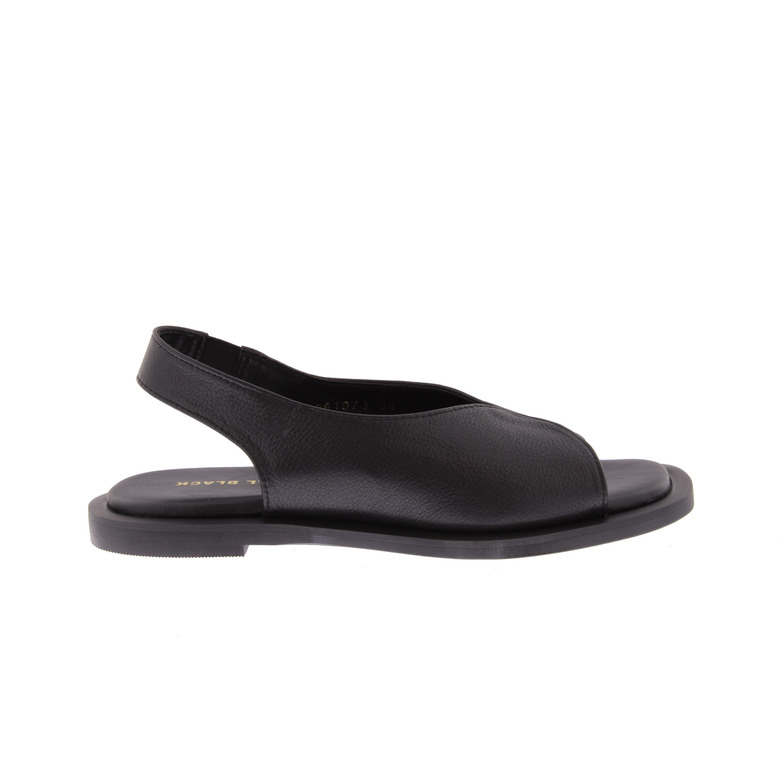 All Black sandalen zwart 1