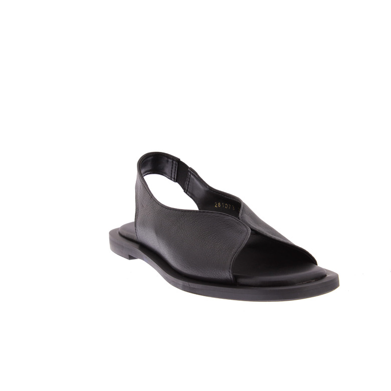 All Black sandalen zwart 2