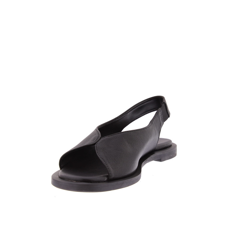 All Black sandalen zwart 3