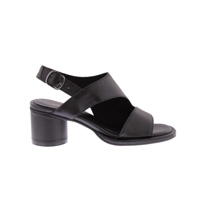 All Black sandalen zwart 1