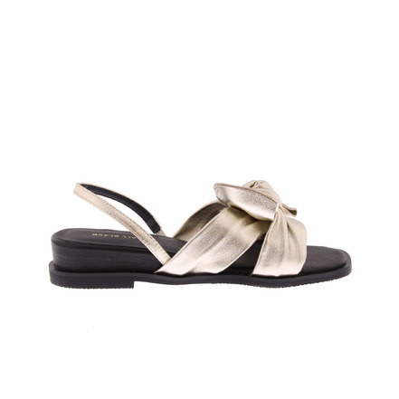 All Black sandalen goud