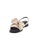 All Black sandalen goud 3