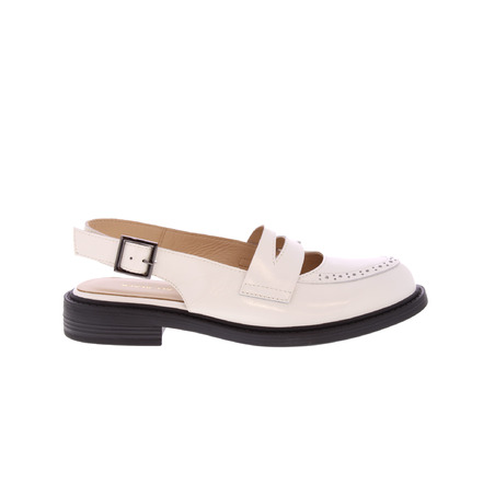 All Black slingbacks wit