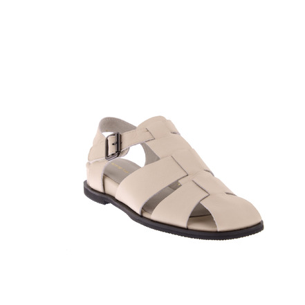 All Black sandalen ecru