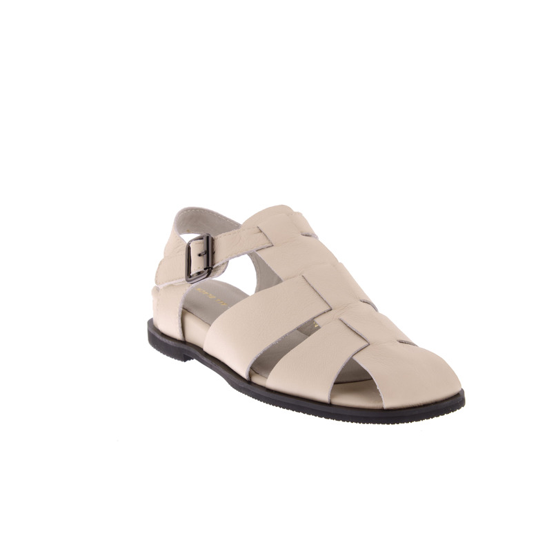 All Black sandalen ecru 2