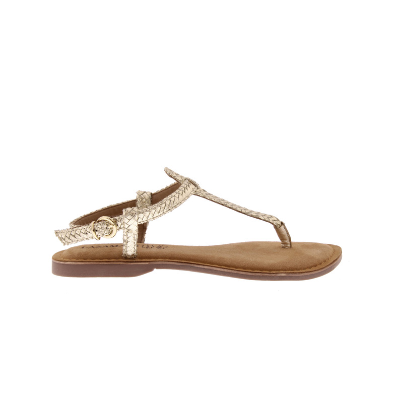 Lazamani sandalen goud 1