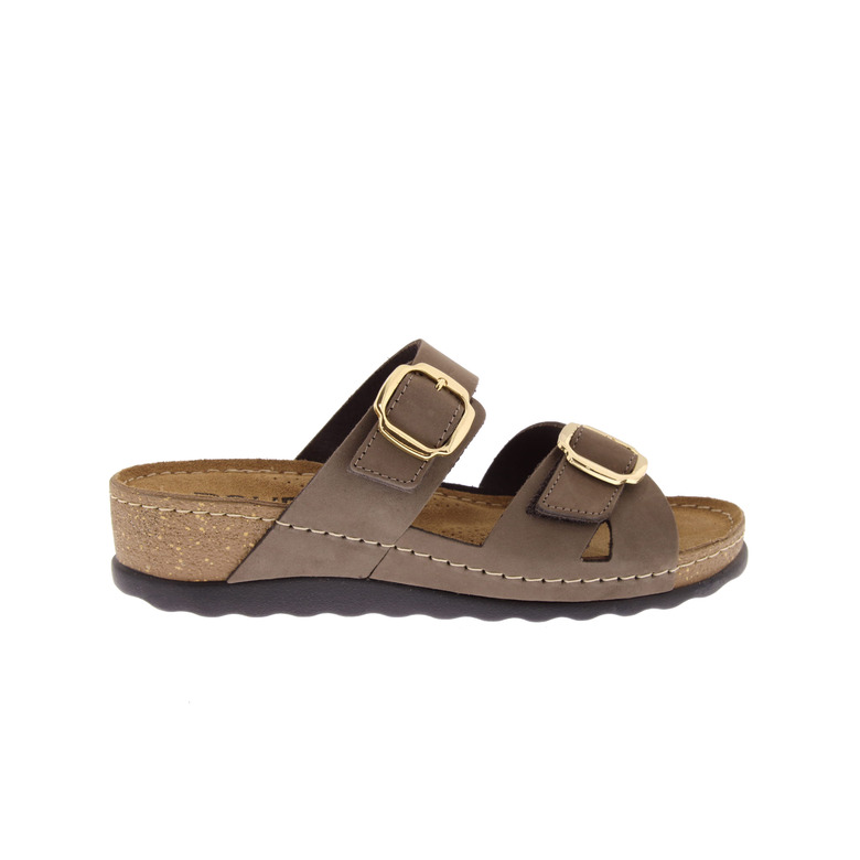 Rohde pantoffels bruin 1