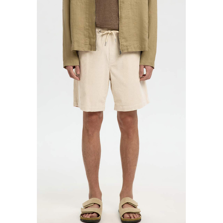 Selected Homme short ecru 2