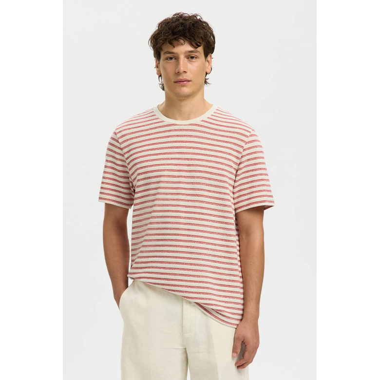 Selected Homme t-shirt roze 2