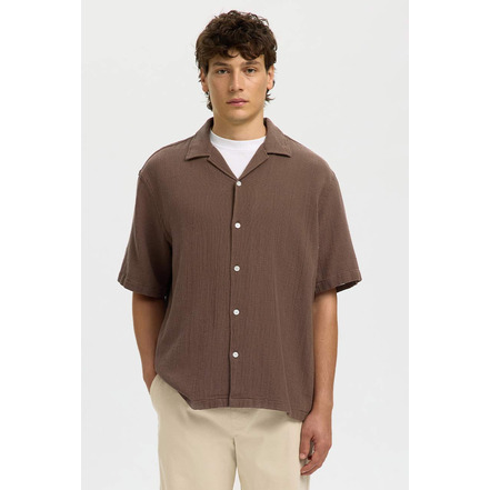 Selected Homme hemd braun