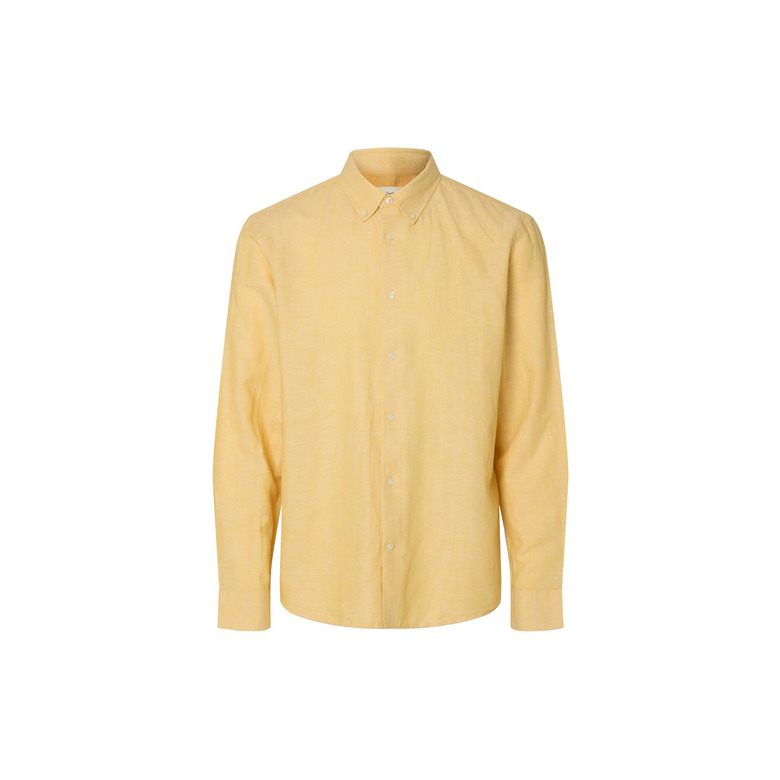 Selected Homme chemise jaune 1