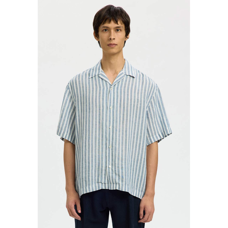 Selected Homme hemd blauw 2