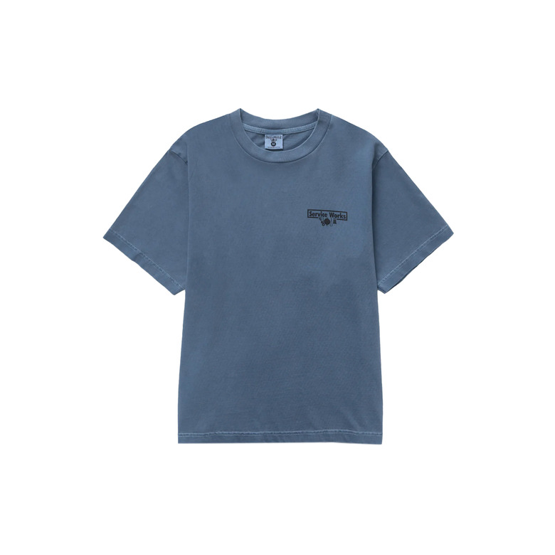 Service Works t-shirt blauw 1