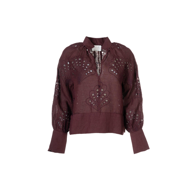 Badits chemisier bordeaux 1