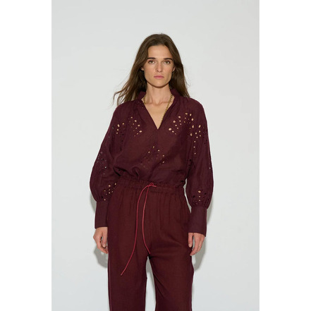 Badits blouse bordeaux