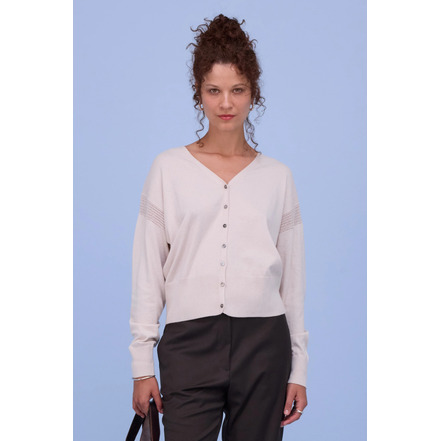 Nathalie Vleeschouwer strickjacke beige