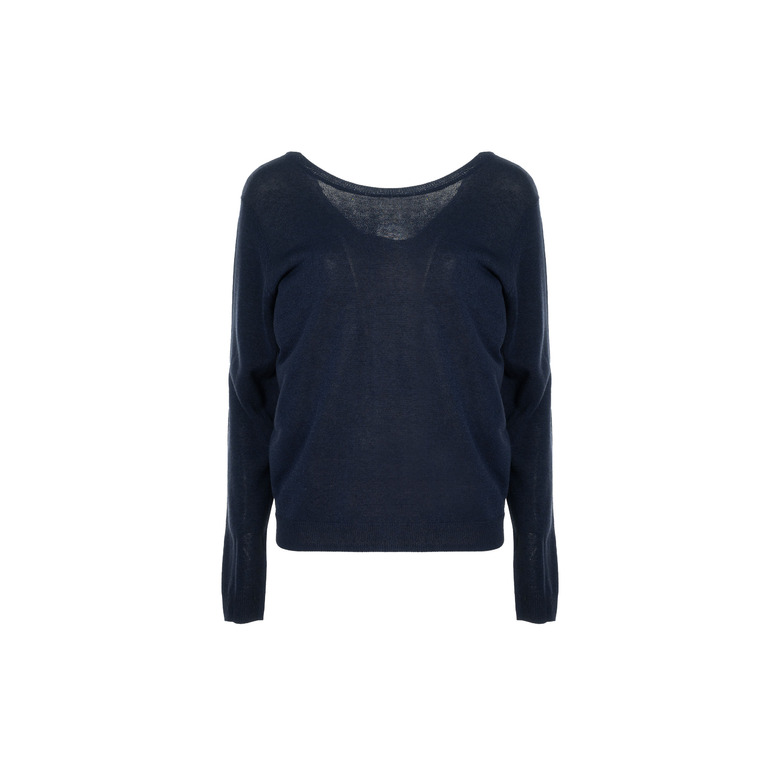 Nathalie Vleeschouwer trui blauw 1