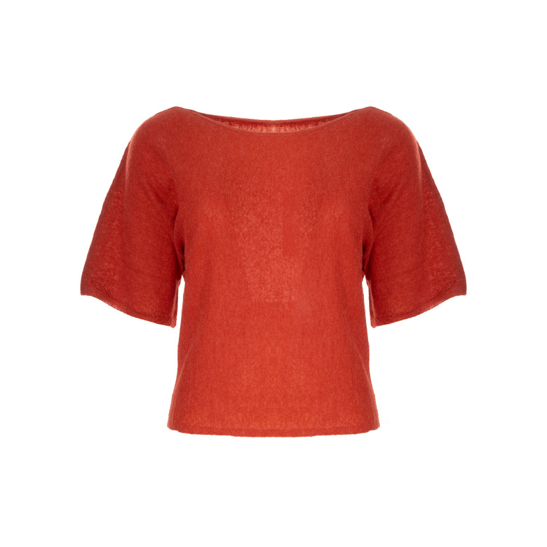 Nathalie Vleeschouwer trui rood 1