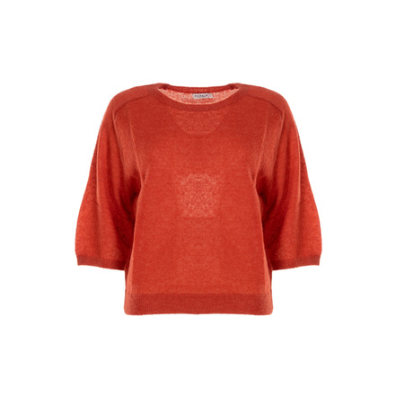 Nathalie Vleeschouwer pull rouge