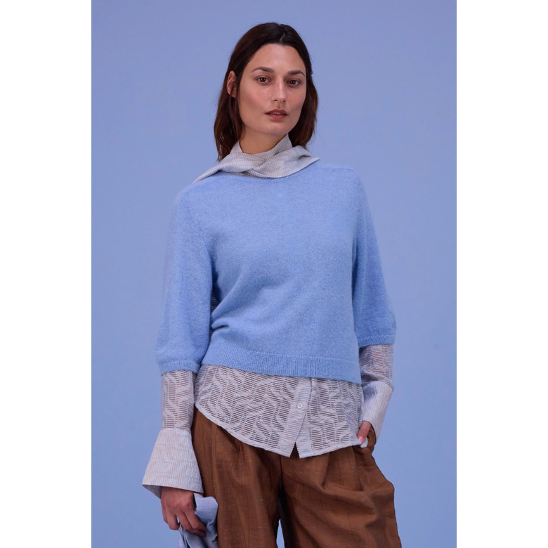 Nathalie Vleeschouwer pullover blau 2