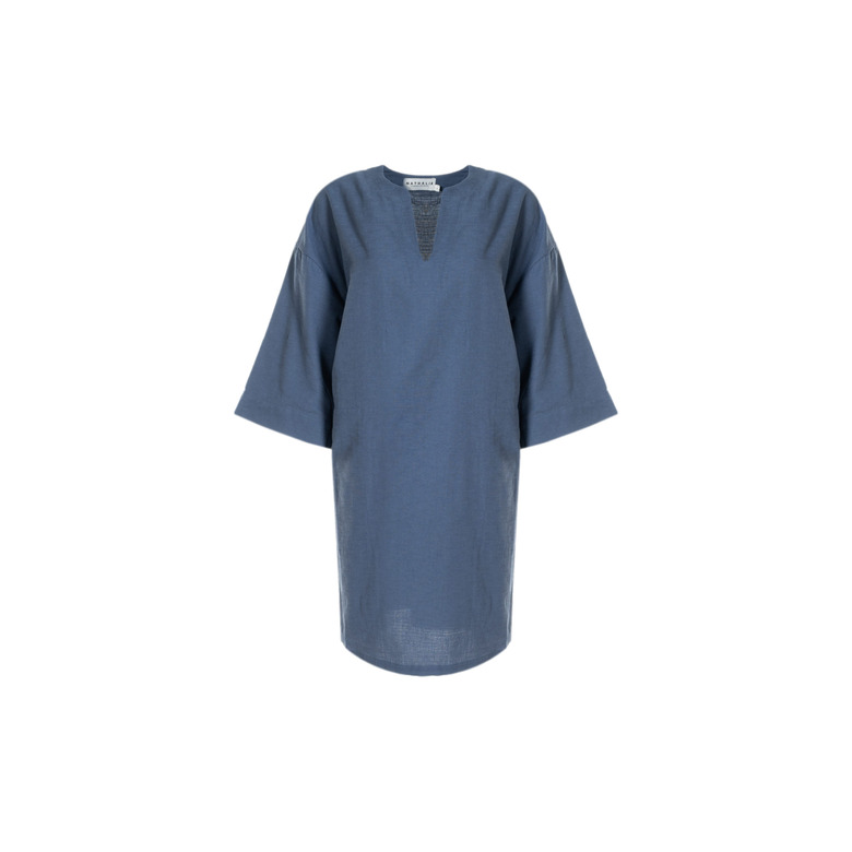 Nathalie Vleeschouwer jurk blauw 1