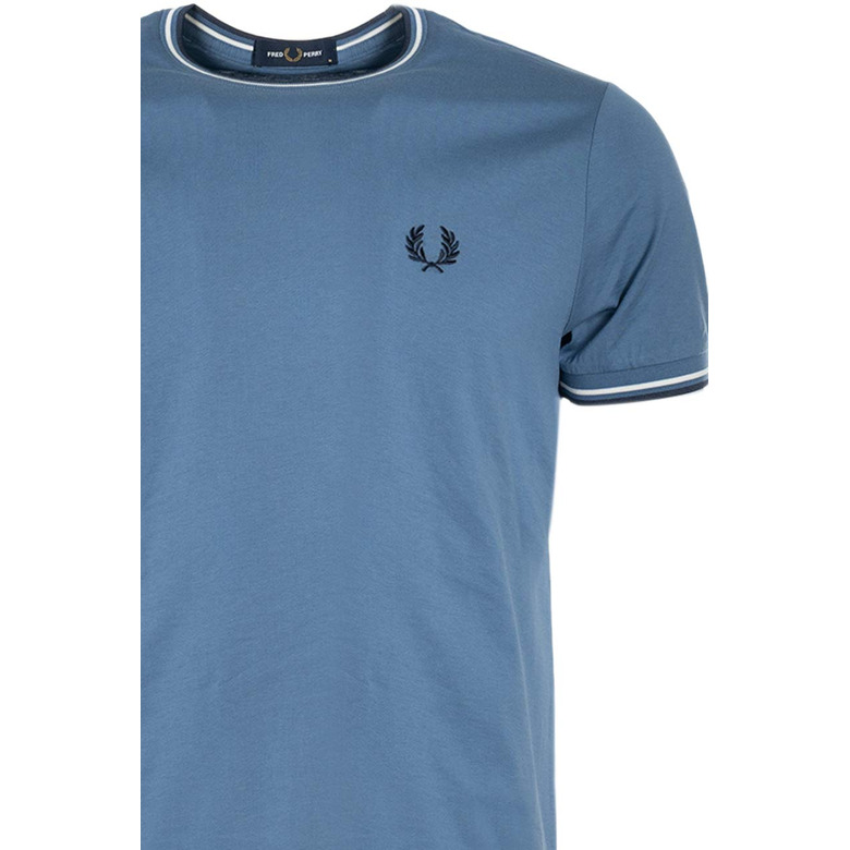 Fred Perry t-shirt bleu 2