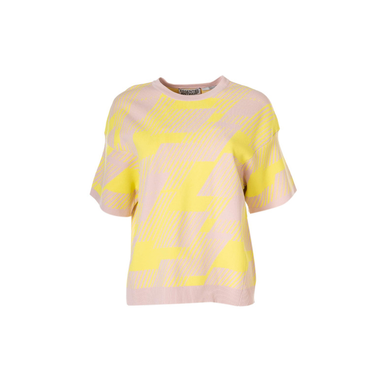 Essentiel pull rose 1